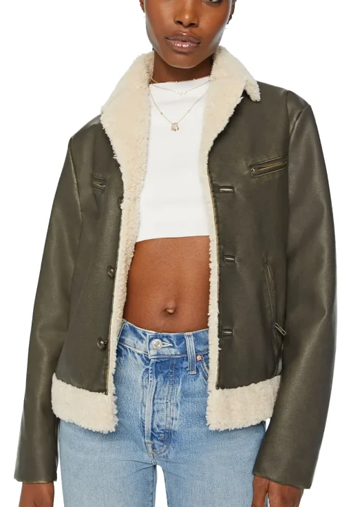 womens-aviator-green-faux-leather-shearling-jacket