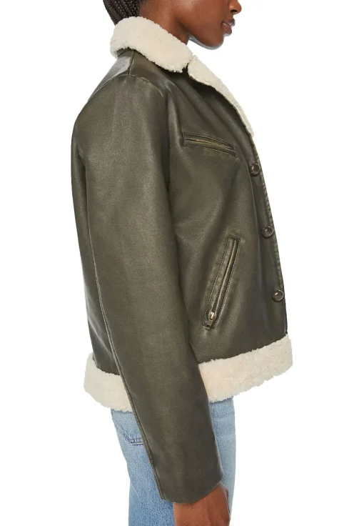womens-aviator-green-faux-leather-shearling-jacket