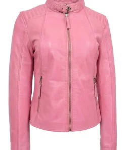 womens-baby-pink-faux-leather-biker-jacket