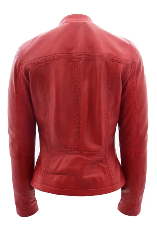 womens-band-collar-red-faux-leather-biker-jacket
