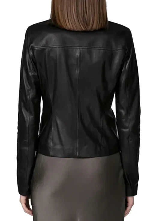womens-black-faux-leather-button-front-jacket