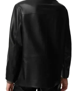 womens-black-faux-leather-collared-utility-jacket