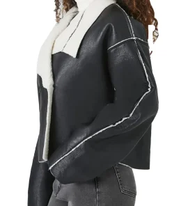 womens-black-faux-leather-double-breasted-shearling-jacket