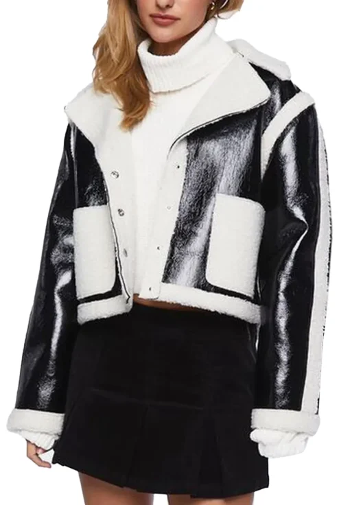 womens-black-faux-leather-faux-shearling-trim-jacket