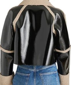 womens-black-faux-leather-shearling-crop-jacket