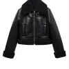 womens-black-faux-leather-shearling-lined-biker-jacket