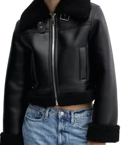 womens-black-faux-leather-shearling-lined-biker-jacket