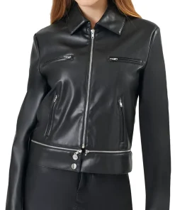 womens-black-faux-leather-zip-hem-moto-jacket