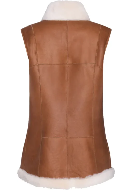 womens-brown-faux-leather-merino-shearling-vest