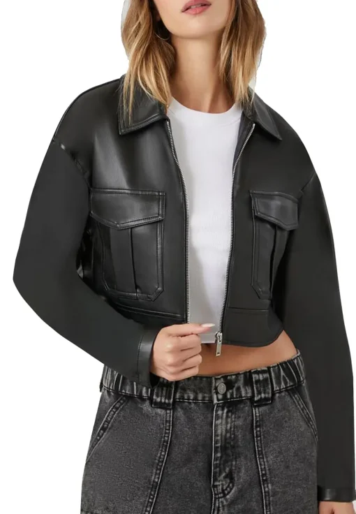 womens-faux-leather-black-cropped-jacket