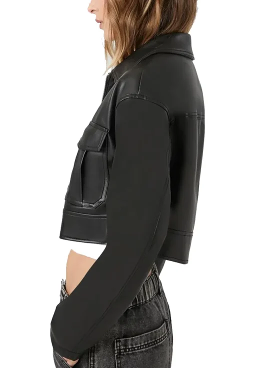 womens-faux-leather-black-cropped-jacket
