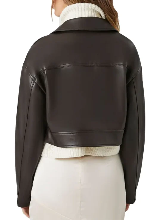 womens-faux-leather-brown-cropped-jacket