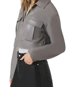 womens-faux-leather-grey-cropped-jacket