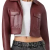womens-faux-leather-maroon-cropped-jacket