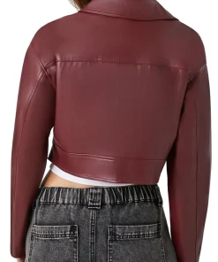 womens-faux-leather-maroon-cropped-jacket