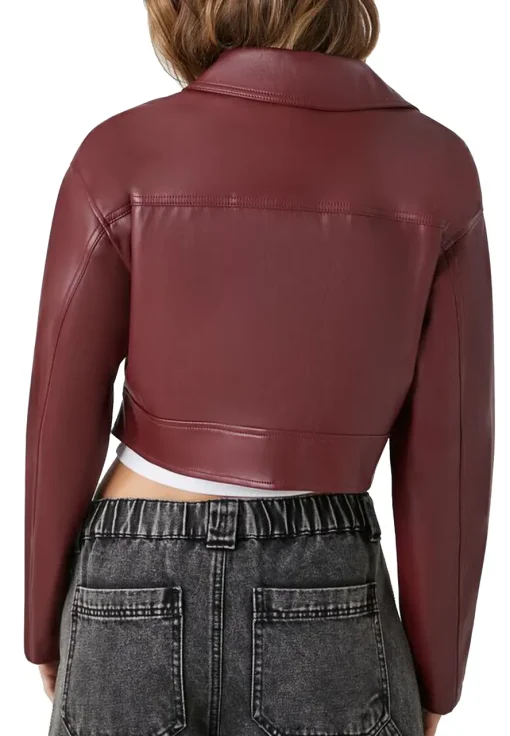womens-faux-leather-maroon-cropped-jacket