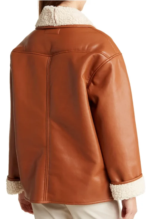 womens-faux-shearling-faux-leather-brown-jacket