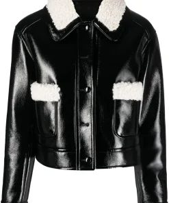 womens-faux-shearling-trim-black-faux-leather-jacket