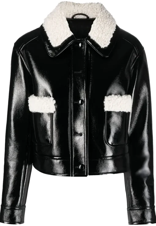 womens-faux-shearling-trim-black-faux-leather-jacket