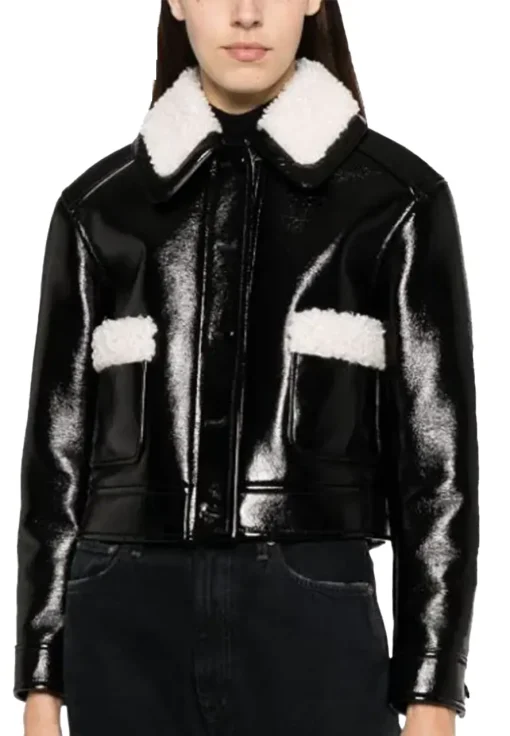 womens-faux-shearling-trim-black-faux-leather-jacket
