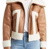 womens-flap-pockets-brown-faux-leather-shearling-jacket
