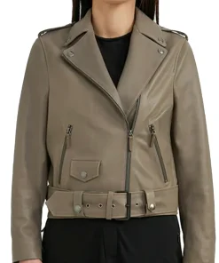 womens-grey-biker-faux-leather-belted-jacket