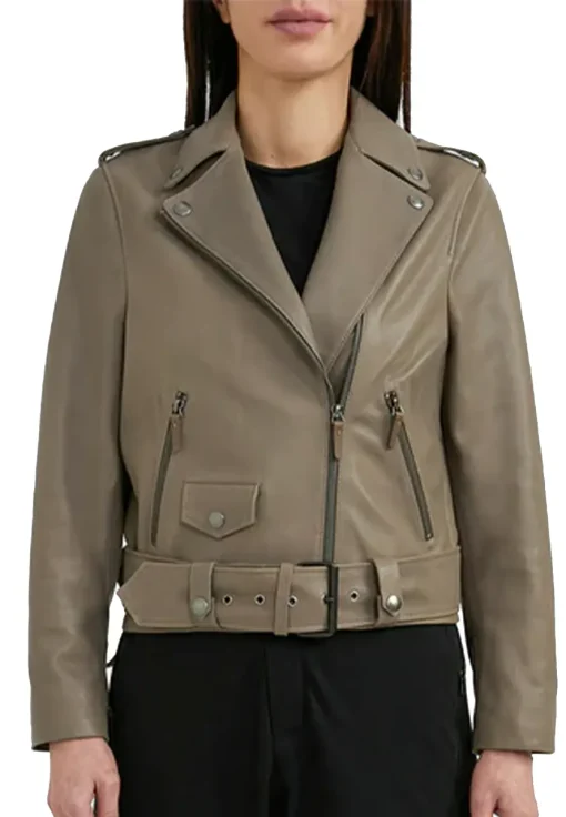 womens-grey-biker-faux-leather-belted-jacket