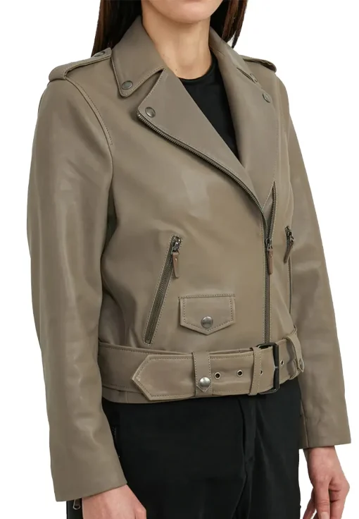 womens-grey-biker-faux-leather-belted-jacket
