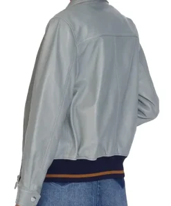 womens-grey-faux-leather-bomber-jacket