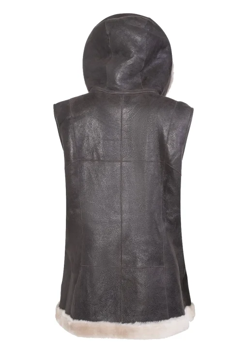 womens-hooded-brown-faux-leather-shearling-vest