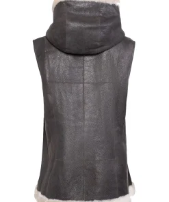 womens-hooded-brown-faux-leather-shearling-vest