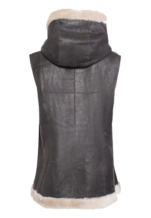 womens-hooded-brown-faux-leather-shearling-vest