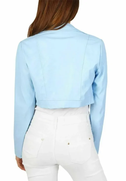 womens-light-blue-crop-faux-leather-jacket