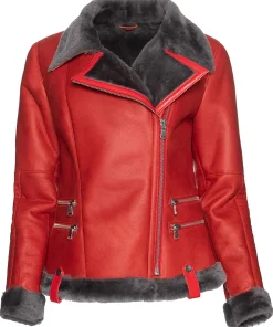 womens-moto-red-faux-leather-grey-shearling-jacket