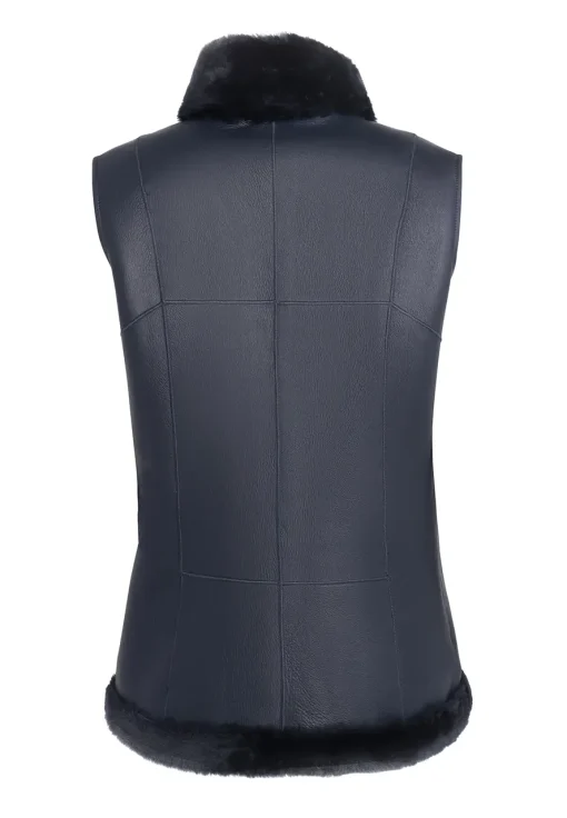 womens-navy-faux-leather-merino-shearling-vest