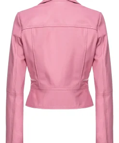 womens-notch-collar-pink-faux-leather-biker-jacket