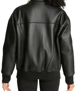 womens-oversize-black-faux-leather-shearling-bomber-jacket