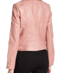 womens-pink-faux-leather-jacket-with-hood