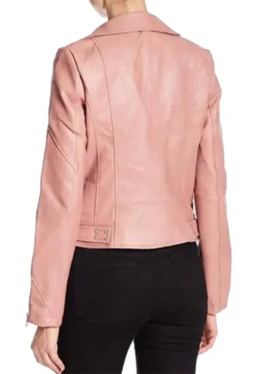 womens-pink-faux-leather-jacket-with-hood