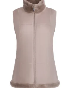 womens-sand-faux-leather-merino-shearling-vest