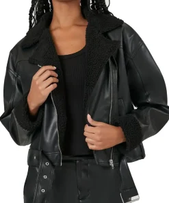 womens-shearling-black-faux-leather-belted-moto-jacket