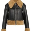 womens-shearling-black-faux-leather-jacket