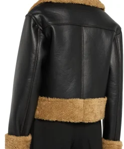 womens-shearling-black-faux-leather-jacket