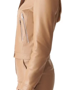 womens-sports-biker-tan-faux-leather-jacket