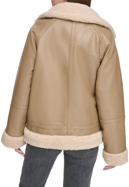 womens-taupe-faux-leather-aviator-shearling-jacket