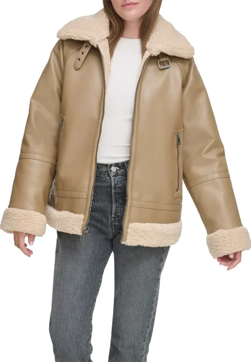 womens-taupe-faux-leather-aviator-shearling-jacket
