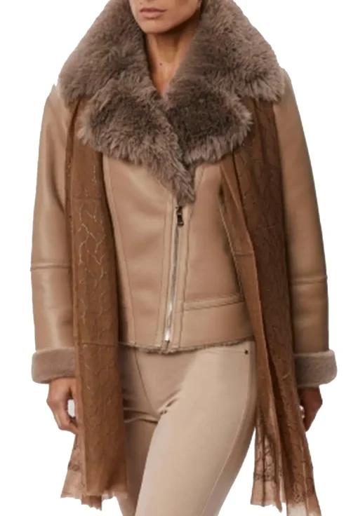 womens-taupe-faux-leather-shearling-jacket