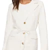 womens-white-faux-leather-belted-blazer