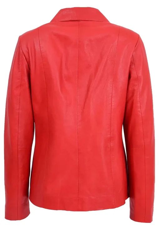 womens-classic-zip-fastening-red-faux-leather-jacket