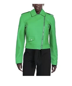 green-womens-faux-leather-biker-jacket